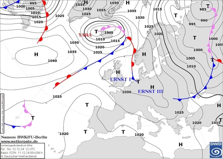 Циклон в Україні 12 грудня