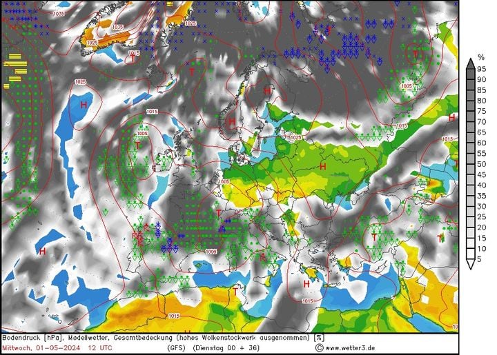 Прогноз погоды от Наталки Диденко 1 мая
