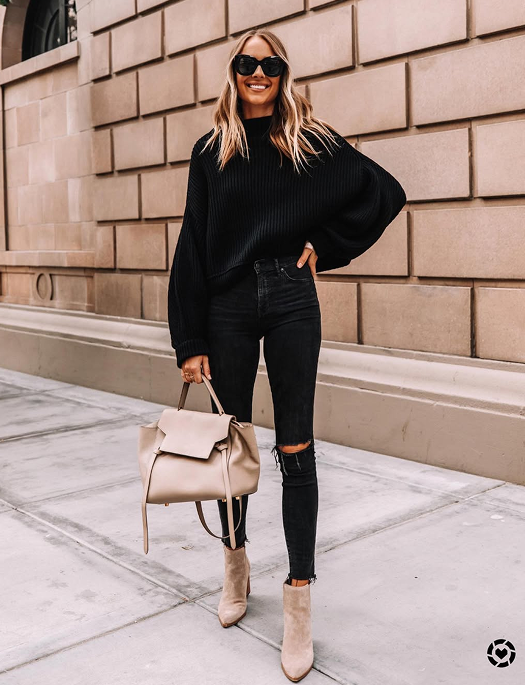 Oversized sweater outfit ideas