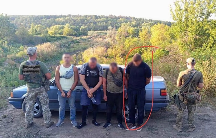 Артур Рудько после задержания на границе