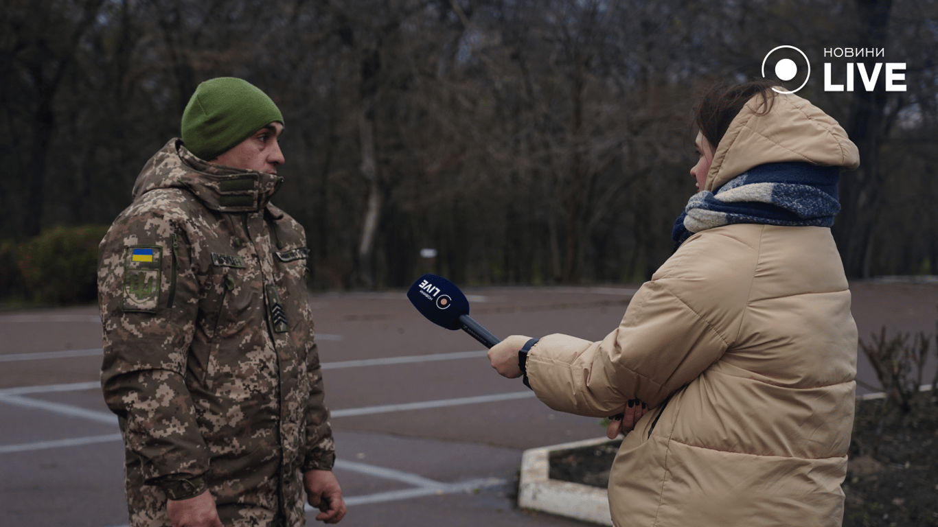 Военный о первых днях войны. Фото: Новини.LIVE/ Юлия Браславская