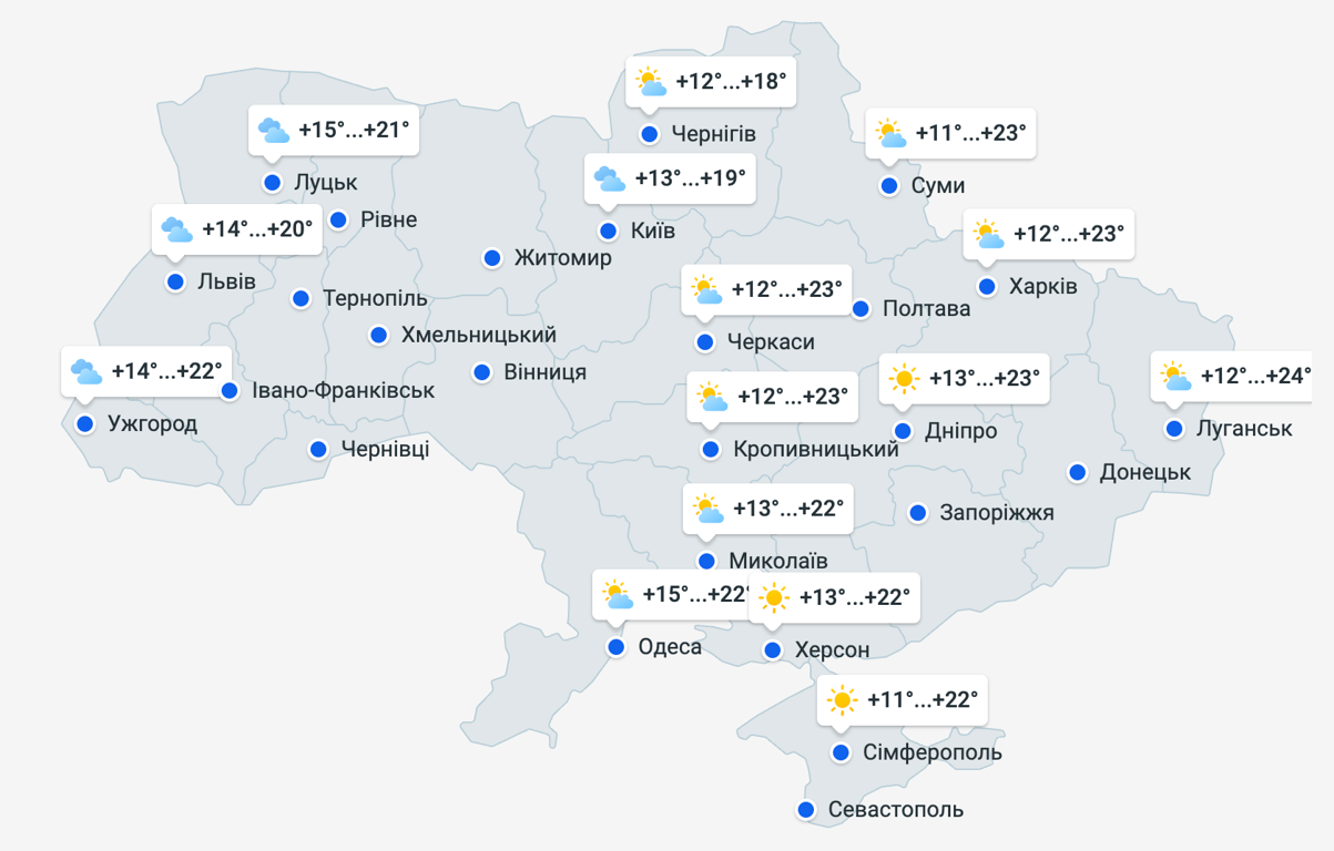 Парасоля не завадить: прогноз погоди в Україні на завтра - фото 2