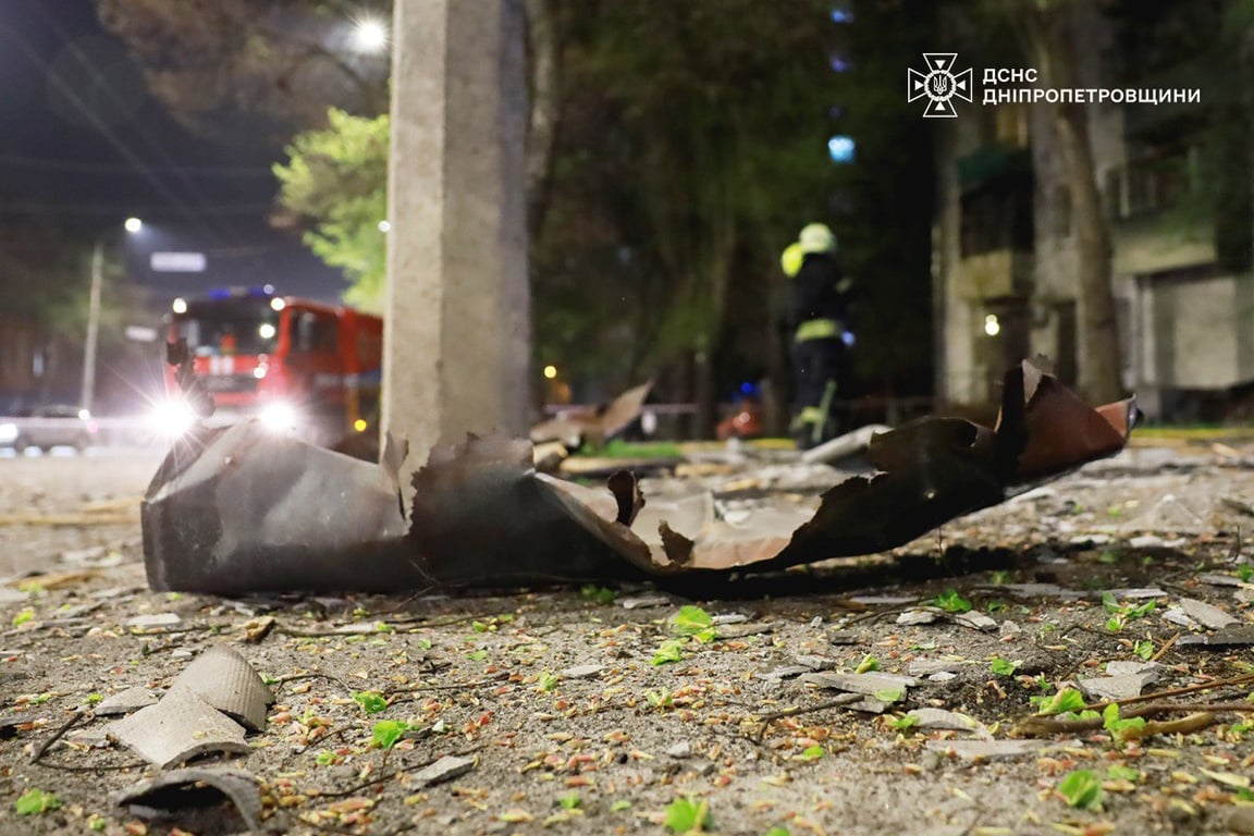 Обстріл Дніпра у ніч на 17 квітня