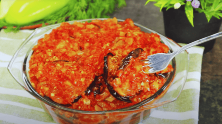 Салат з баклажанами "Султанська закуска" — смак на мільйон - 285x160