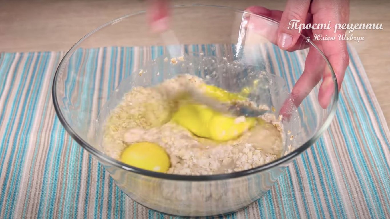 рецепт пирога з вівсянки на сніданок 