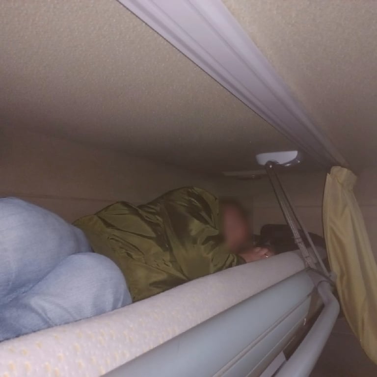 Человек, пытавшийся незаконно пересечь границу. Фото: ГПСУ