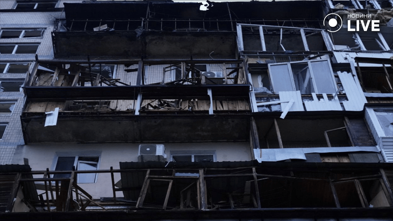 Наслідки обстрілу Києва 23 березня