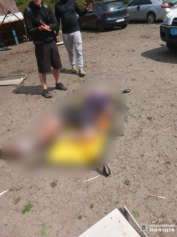Наслідки обстрілу. Фото: Національна поліція