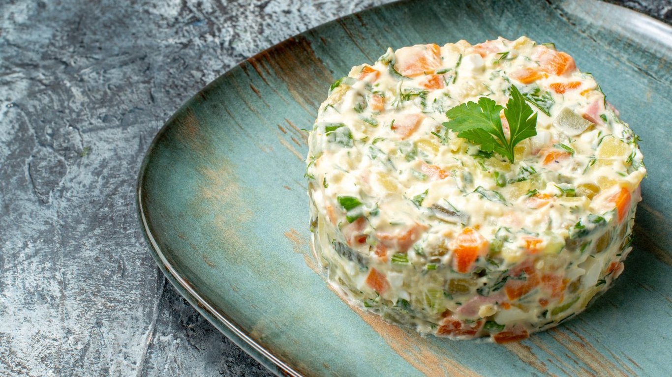 Классический салат Оливье — французский рецепт