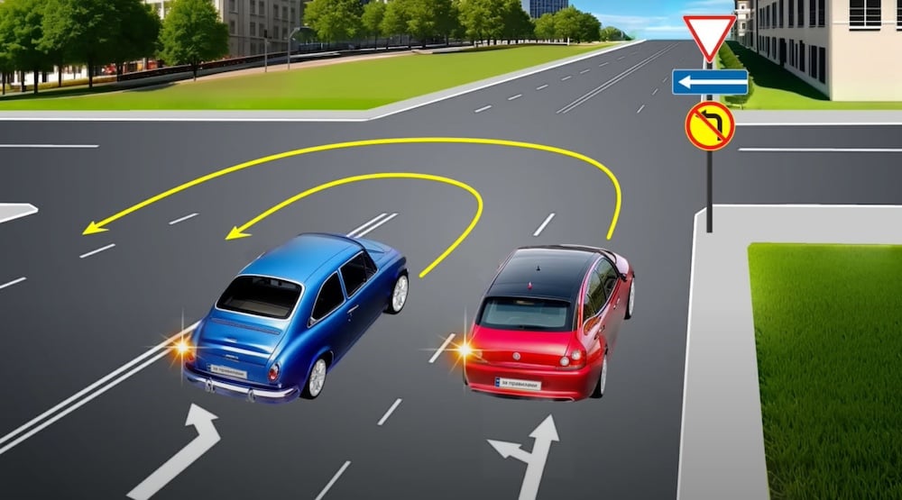 Тест з ПДР: хто порушує правила на розвороті?