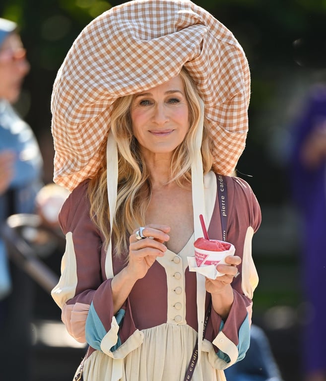 Образи Керрі Бредшоу у серіалі "І просто так...". Фото: instagram.com/andjustlikethatcostumes