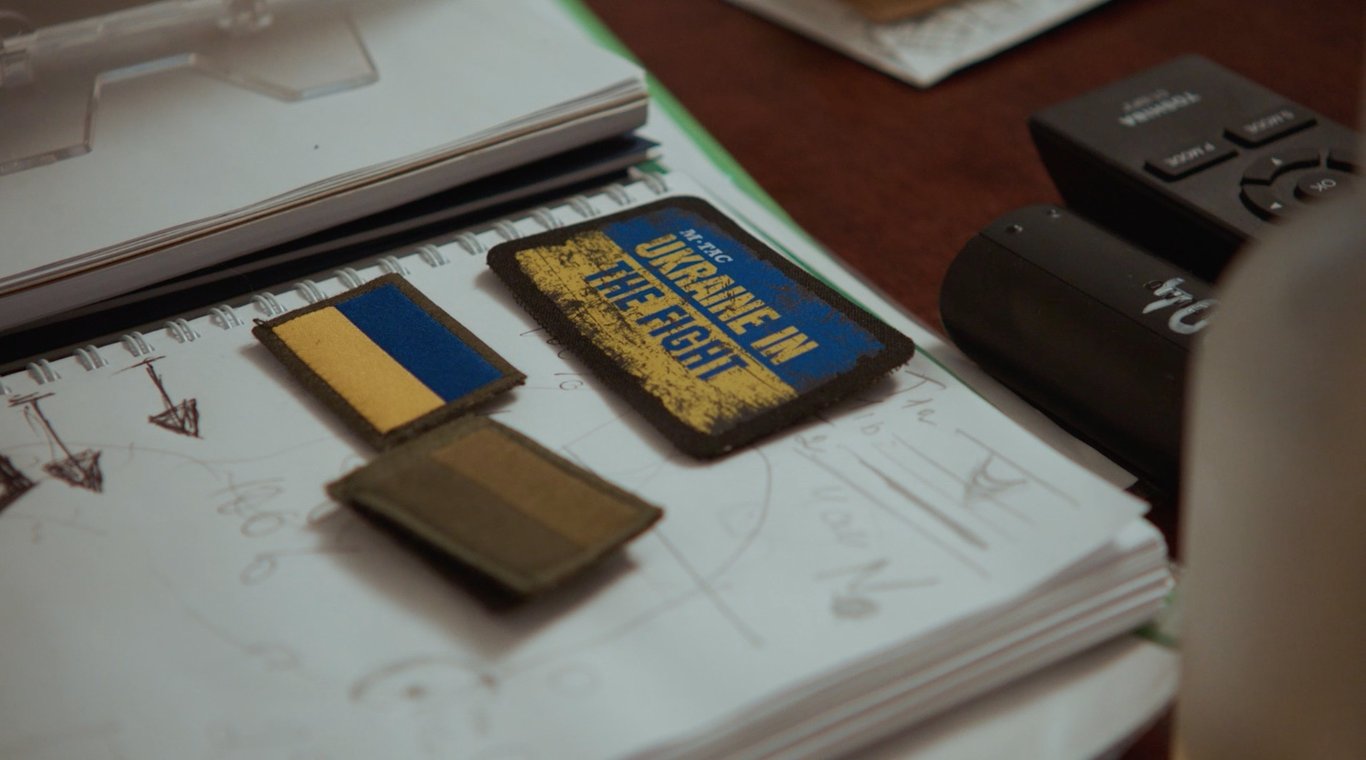 шеврони в кабінеті Зе