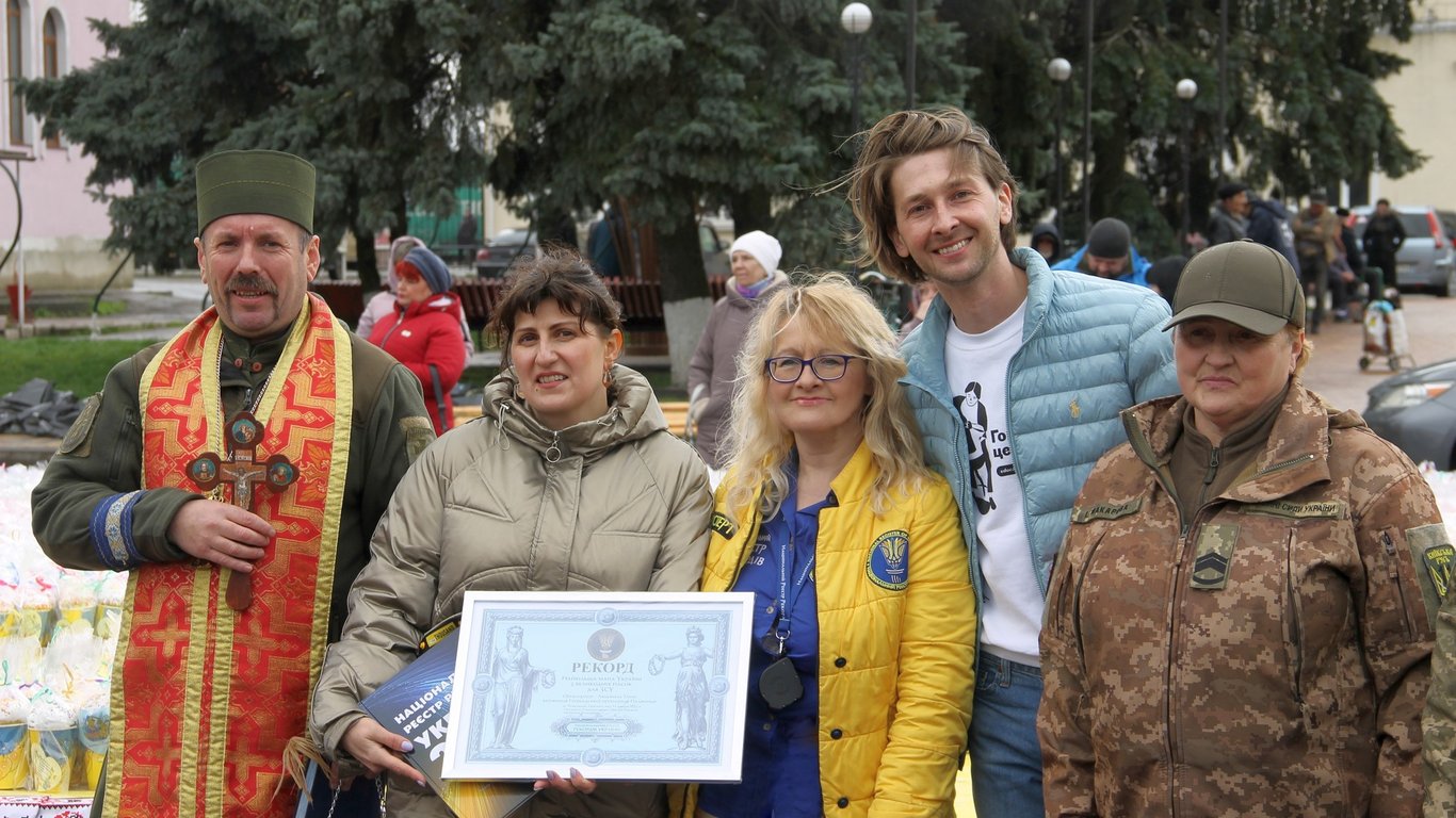 Самая большая карта Украины из пасок: рекорд установлен на Одесчине