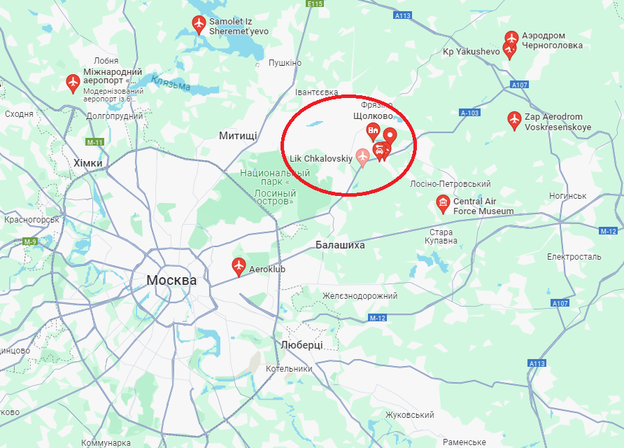 Де розташоване Щолково