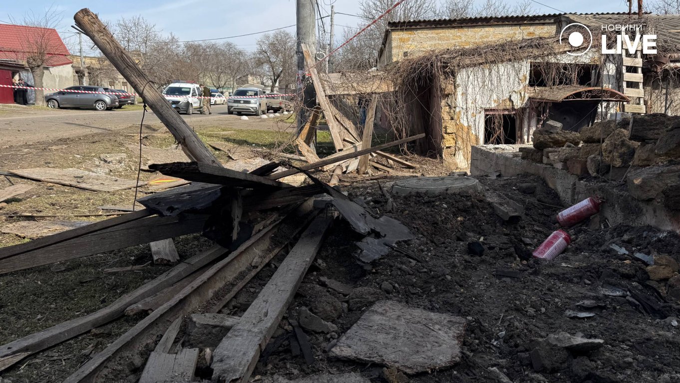 2 березня дрон РФ влучив по Одесі