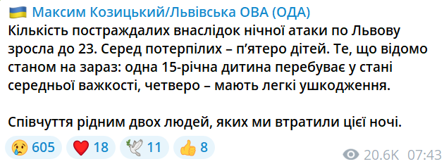 Кількість жертв внаслідок атаки на Львів зросла, серед загиблих — медсестра поліклініки - фото 1