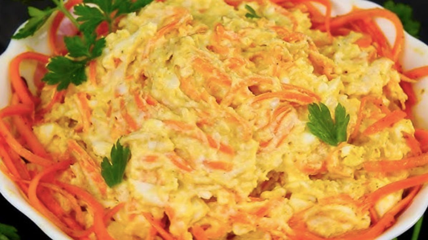 салат з куркою та морквою по-корейськи 