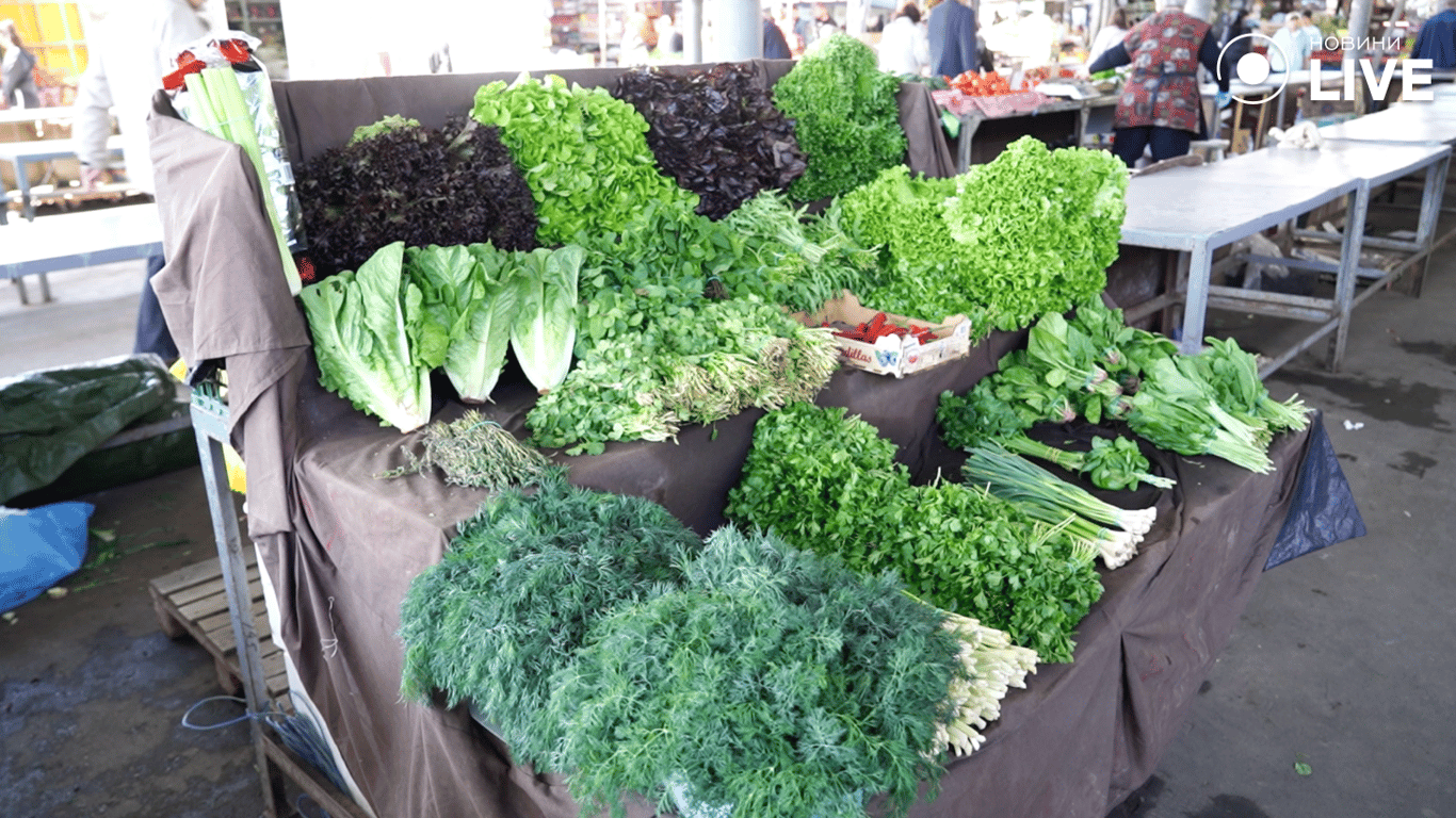 Прилавок зелені