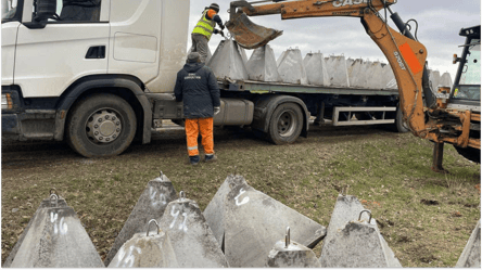 На Одещині майже завершено будівництво фортифікацій - 285x160