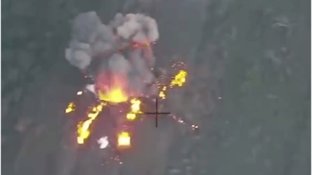 Украинские военные показали эффектное уничтожение российской САУ 2С3 Акация - 285x160