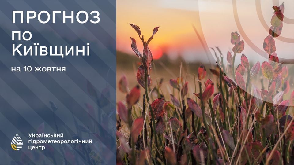 Погода в Києві завтра 10 жовтня