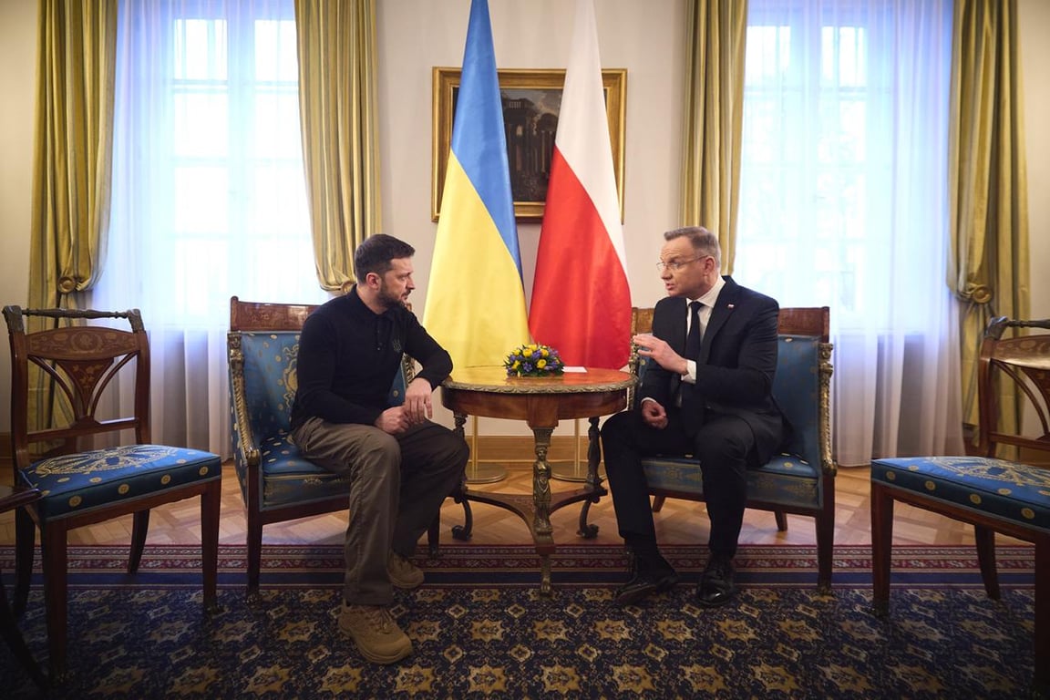Володимир Зеленський зустрівся з Анджеєм Дудою
