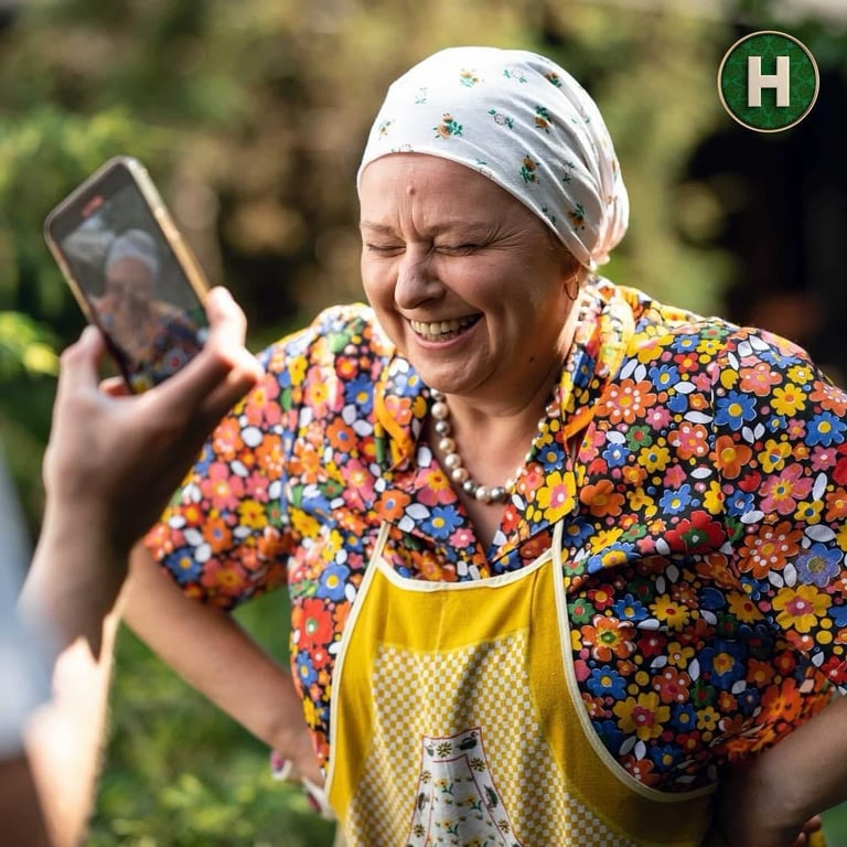 Виталина Библив в сериале "Домик к счастью". Фото: instagram.com/vitalinabibliv