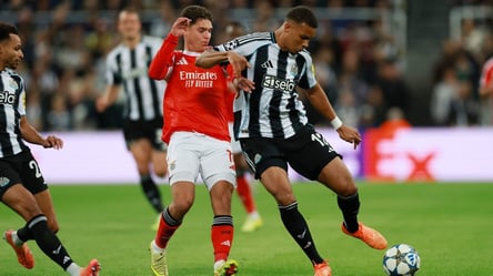 Бенфіка провалила матч з Ньюкаслом — оцінки Трубіна та Судакова - 285x160