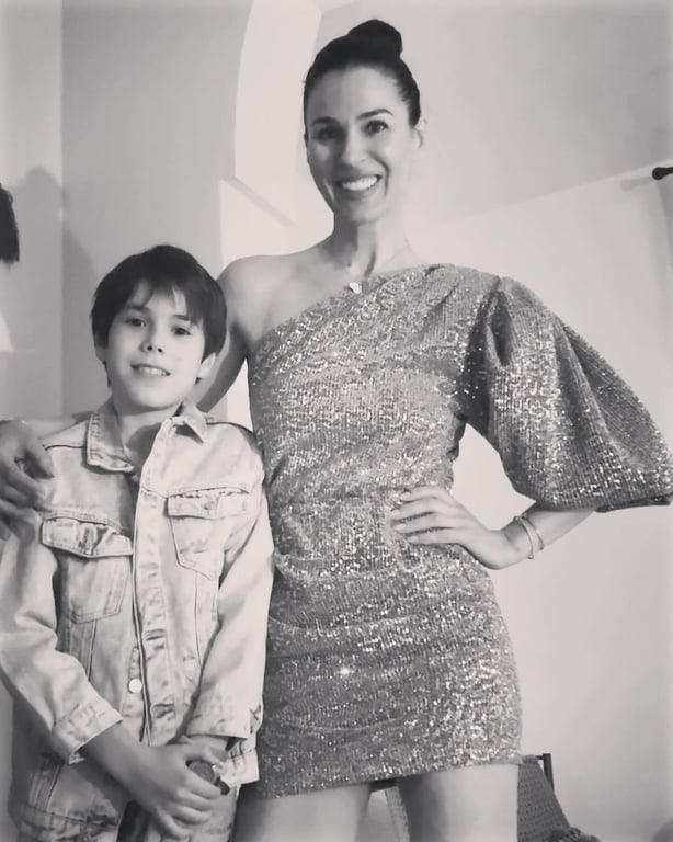 Телеведущая Маша Ефросинина с сыном Алексеем. Фото: instagram.com/mashaefrosinina/