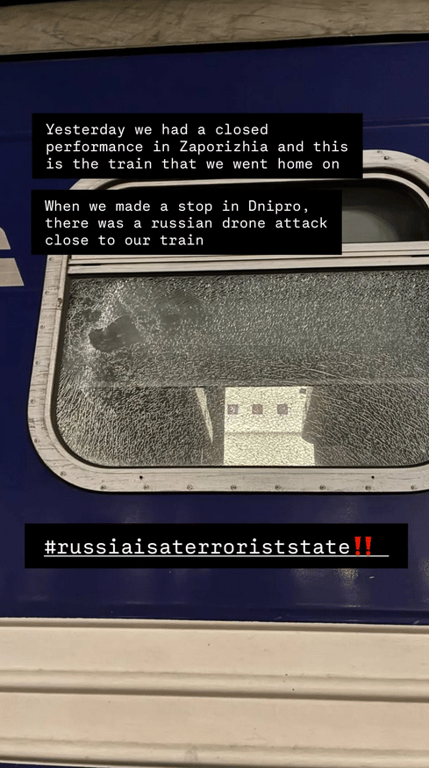 Відомі українські артисти потрапили під обстріл у Дніпрі - фото 1