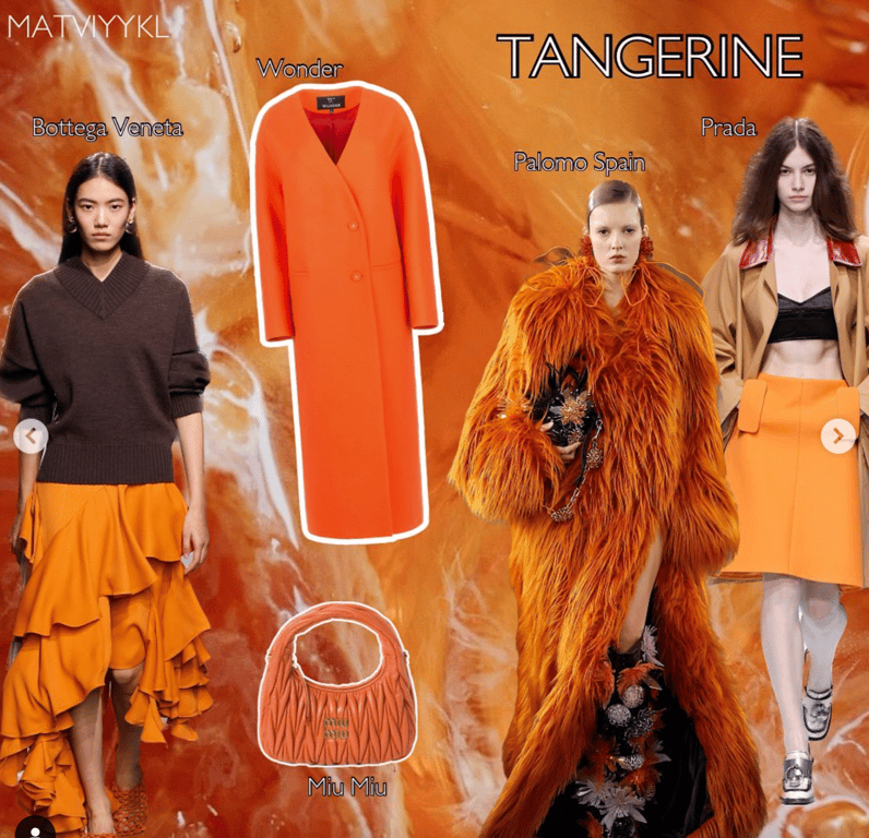 Оранжевый цвет подходит для довольно экстравагантных личностей