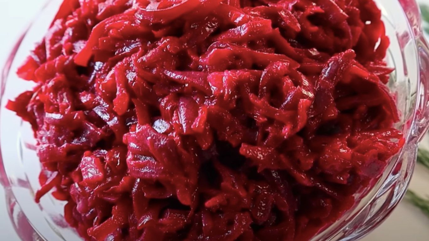 корисний салат з буряком 