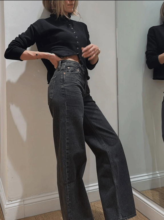 Black jeans outfit ideas