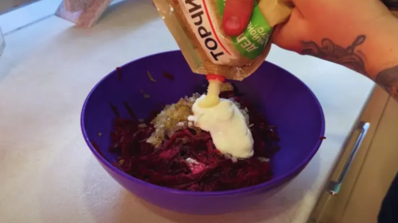 рецепт салату з буряком