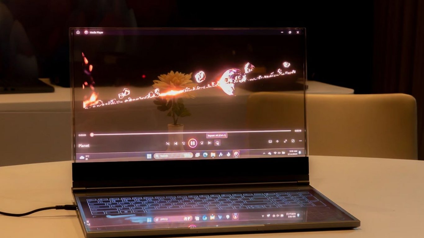 Lenovo створила повністю прозорий ноутбук — чим він корисний