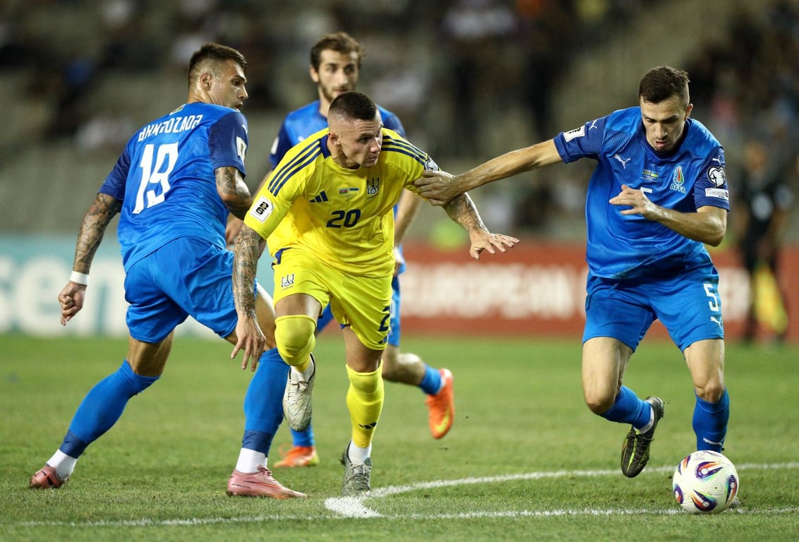 Матч Азербайджан — Украина