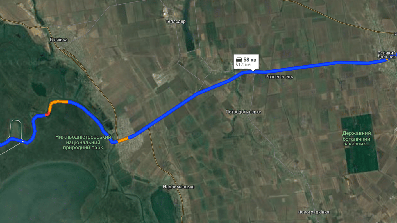 Дорога за кордон — де зафіксовані затори та черги на трасі Одеса — Рені