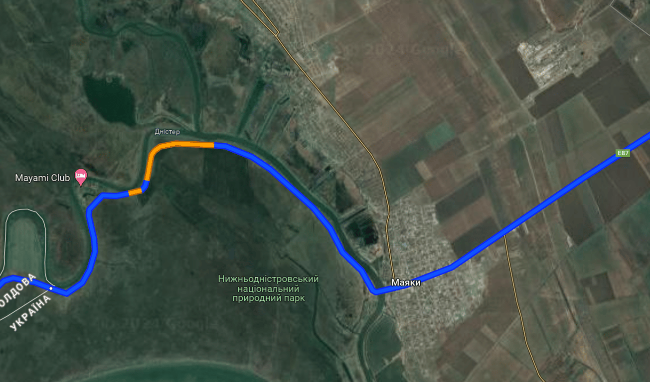 Пробки на трвсе Одесса - Рени