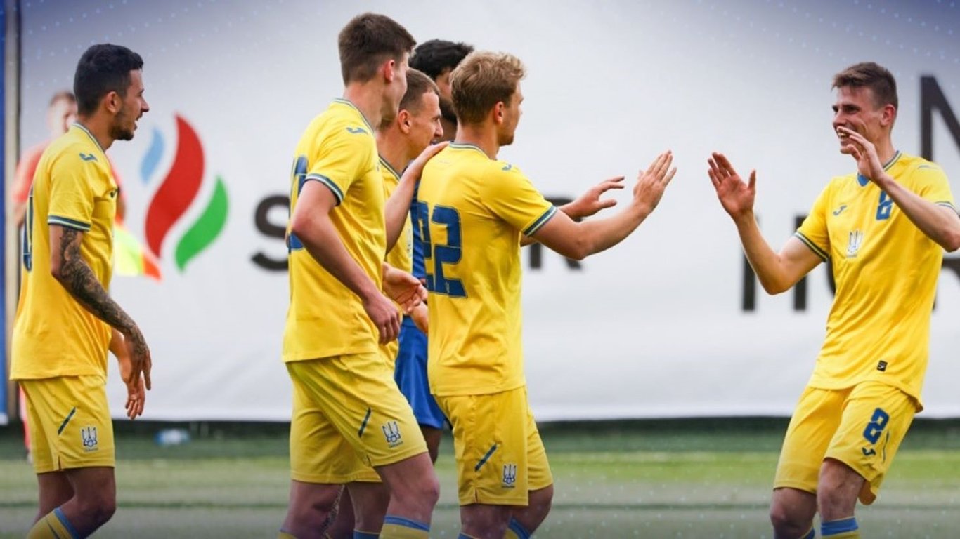 Молодіжна збірна України розгромила Азербайджан у відборі на Євро-2025