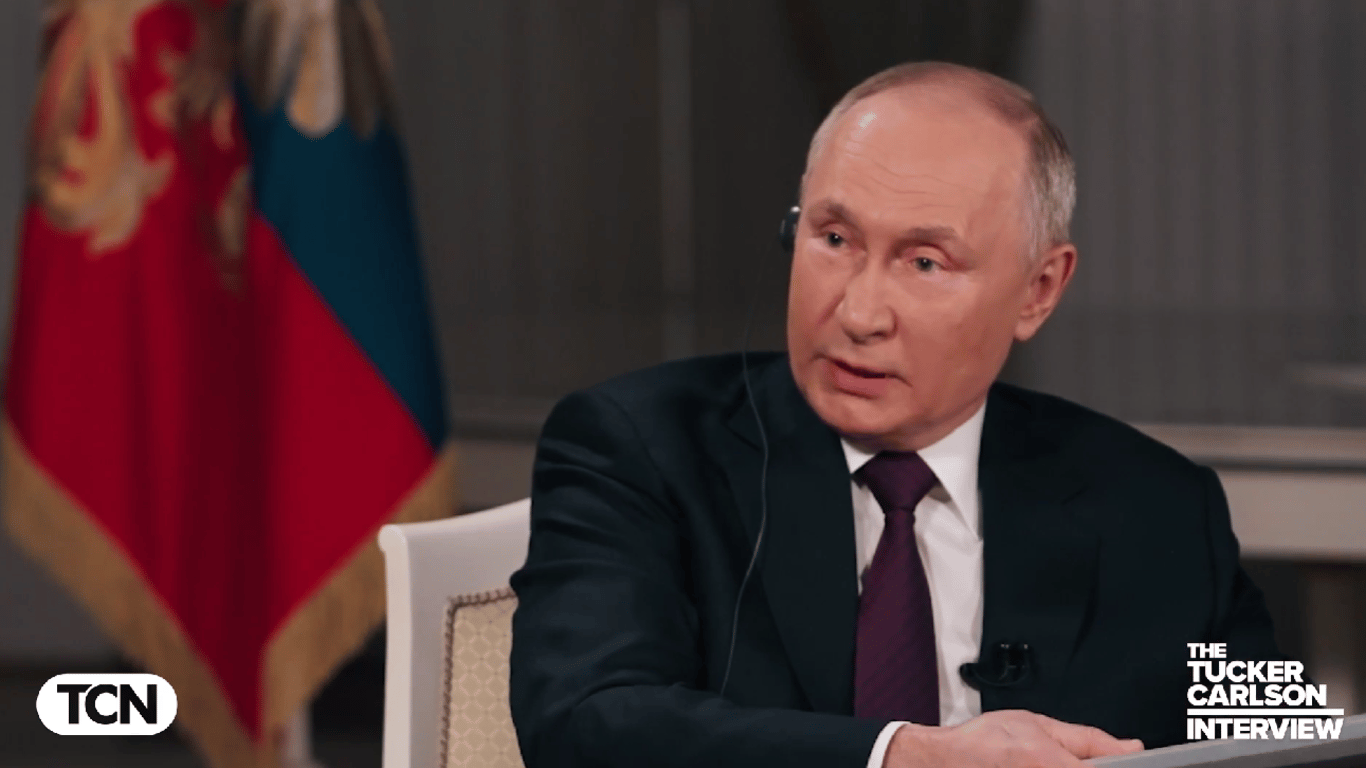 Інтерв'ю з Путіним - Такер Карлсон опублікував — що сказав глава Кремля