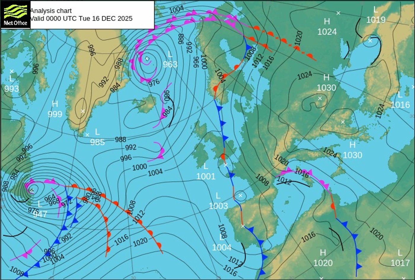 Погода в Україні на 18 грудня