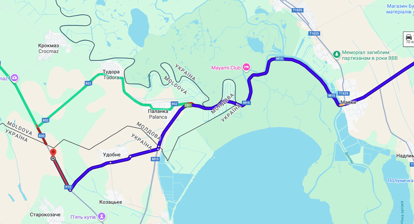 Туман і черги — на трасі Одеса-Рені ускладнений рух до кордонів - фото 1