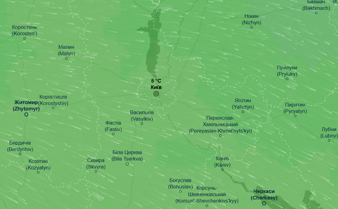 Погода в Киеве 3 ноября