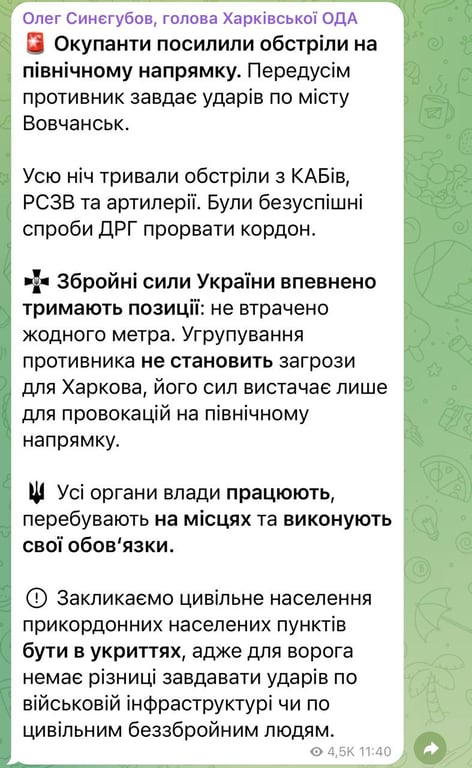 Ситуація на Харківщині