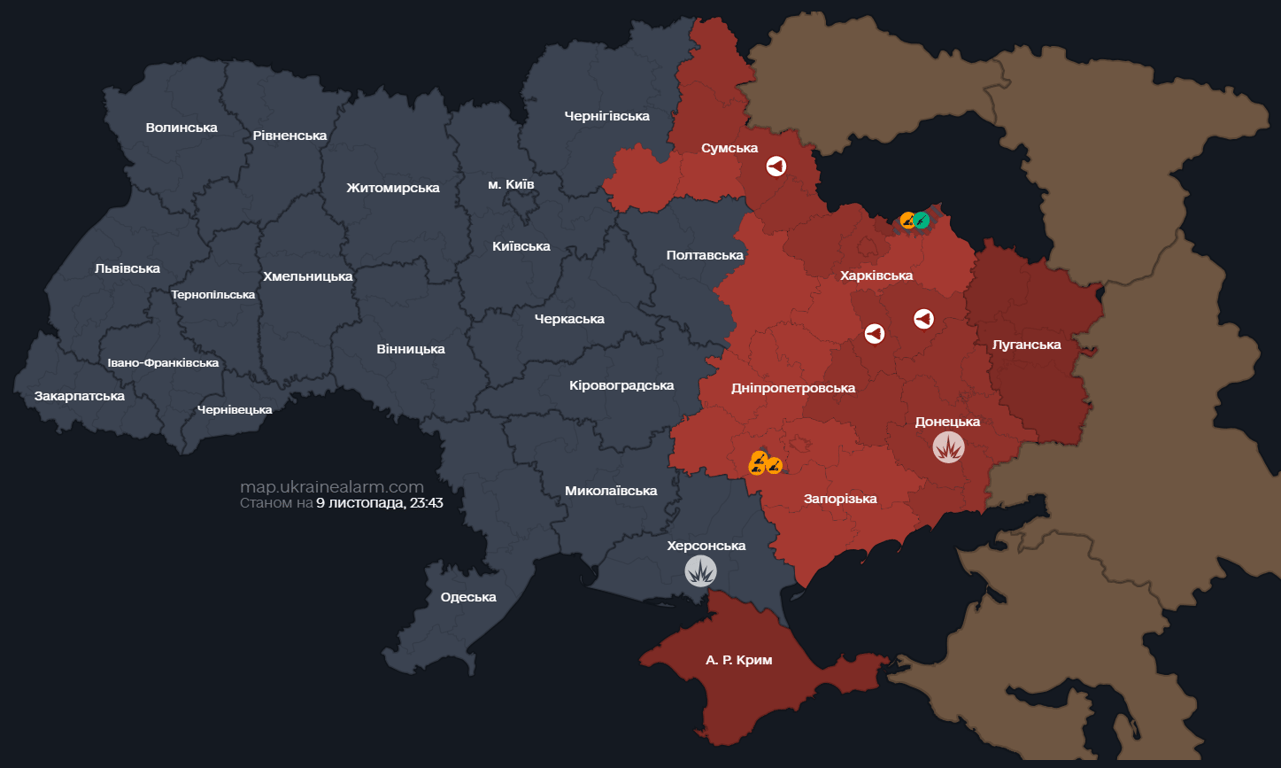 У Києві сигнал тривоги — є серйозна загроза балістики - фото 2