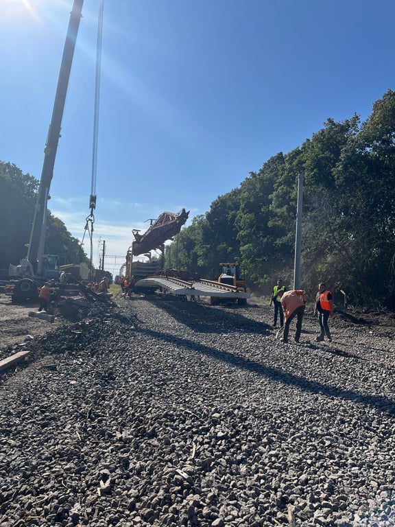 Вибух на залізниці біля Боярки