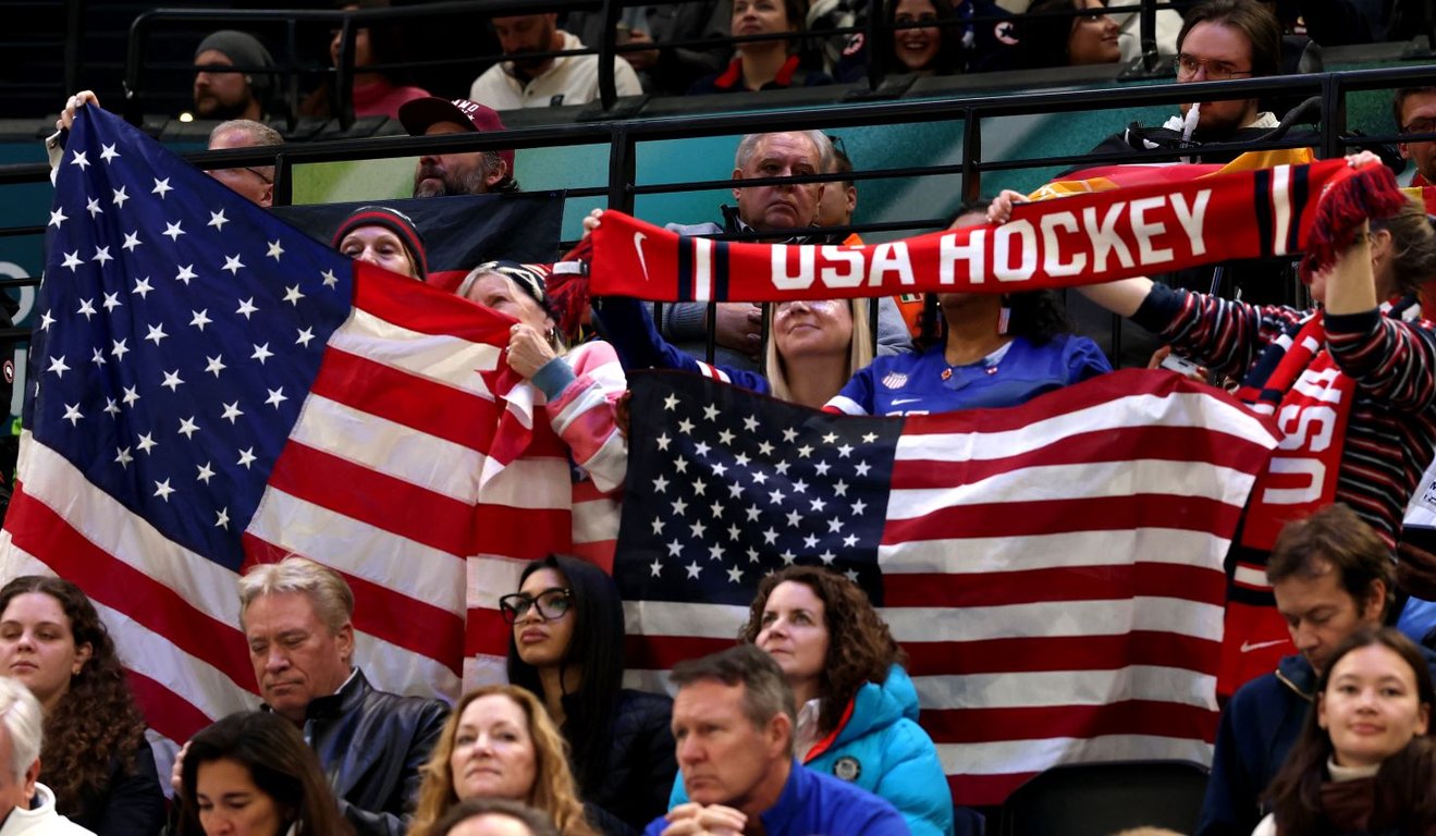 Болельщики сборной США на Олимпиаде