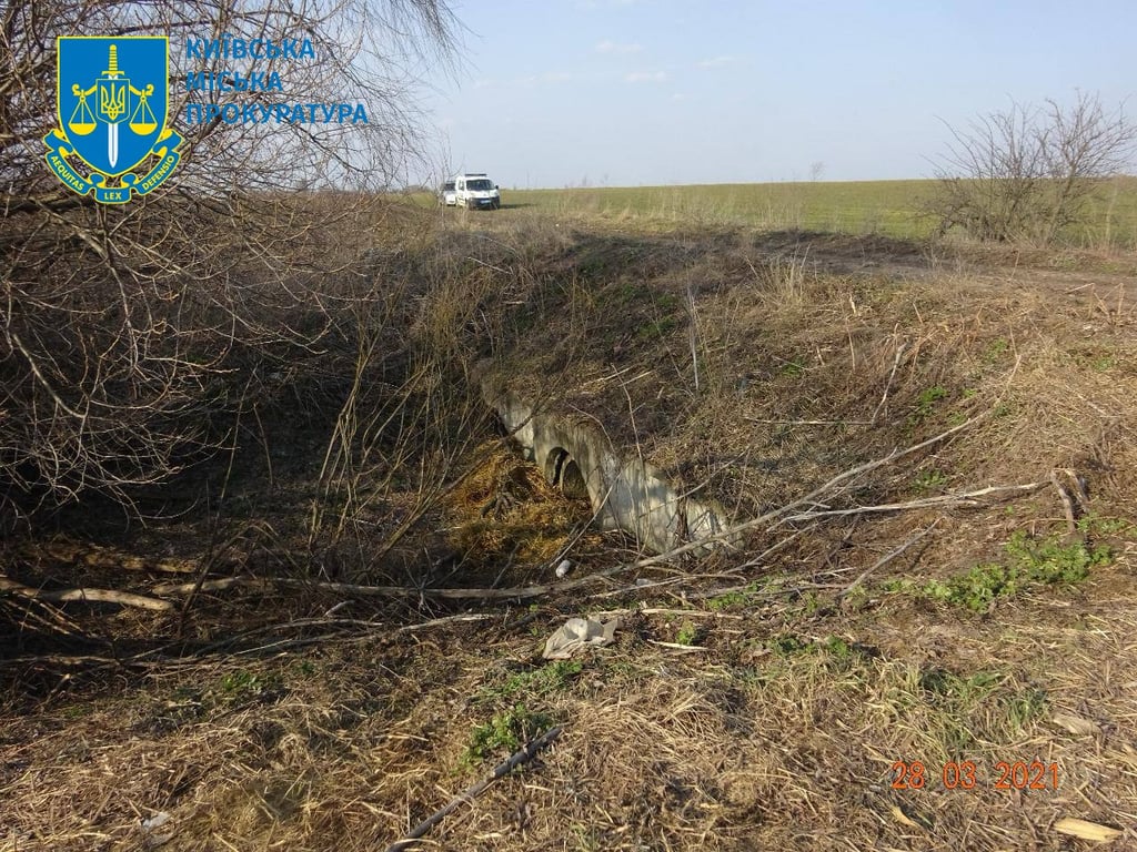 Місце вбивства ветерана АТО в Київській області