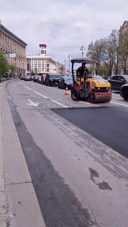 У Києві через ремонт дороги затори 18 квітня