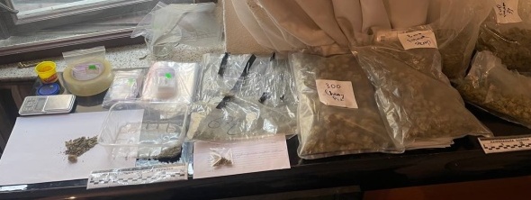 Вилучені наркотичні речовини правоохоронцями. Фото: Нацполіція Львівщини 
